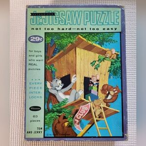Tom and Jerry 1954 Jigsaw Puzzle